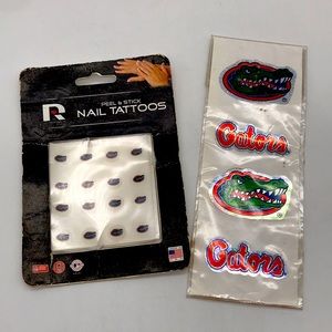 Gators Lot Game Day Stickers & Nail Tattoos